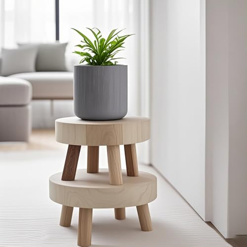 4 PCS Mini Wooden Plant Stand U662170