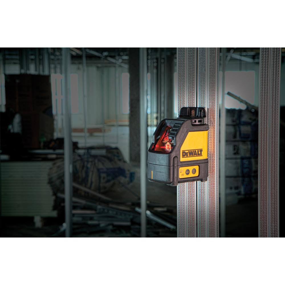 Cross Line Laser Level with Laser Distance Measurer U21467