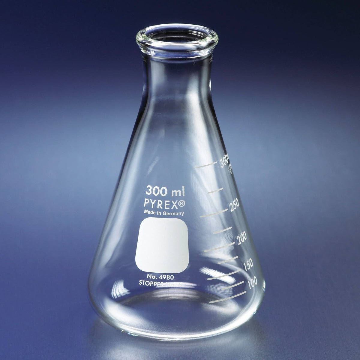 250 ml Narrow Mouth Erlenmeyer Flasks Pack of 12 R9422