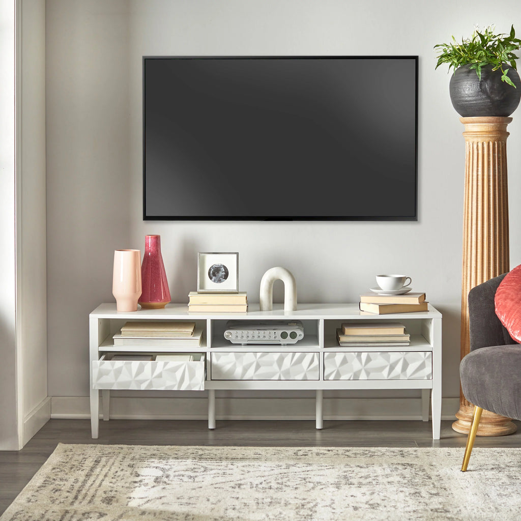 White TV Stand N3978