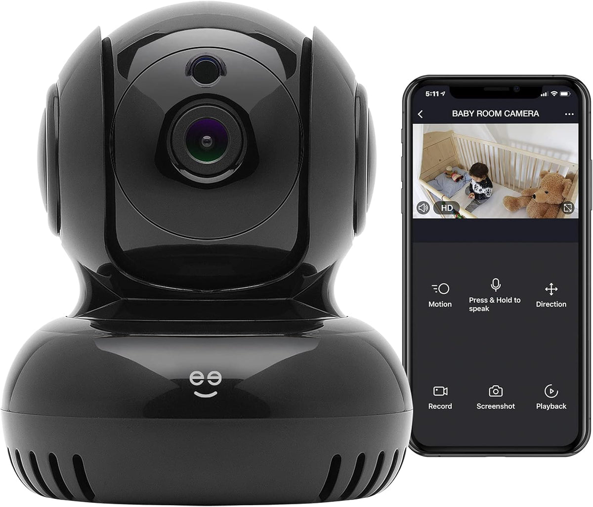 1080p Wireless Indoor Surveillance Camera, White, Pack of 2 B449940