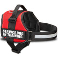 Industrial Puppy Service Dog Vest with Hook and Loop Straps and Handle Harness P5280