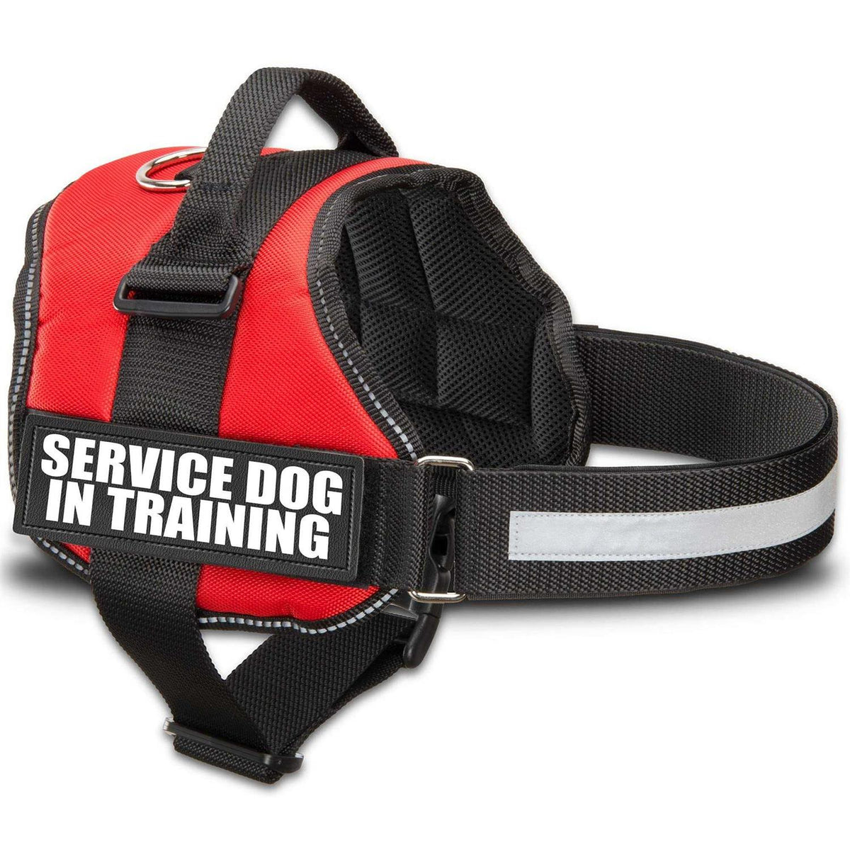 Industrial Puppy Service Dog Vest with Hook and Loop Straps and Handle Harness P5280