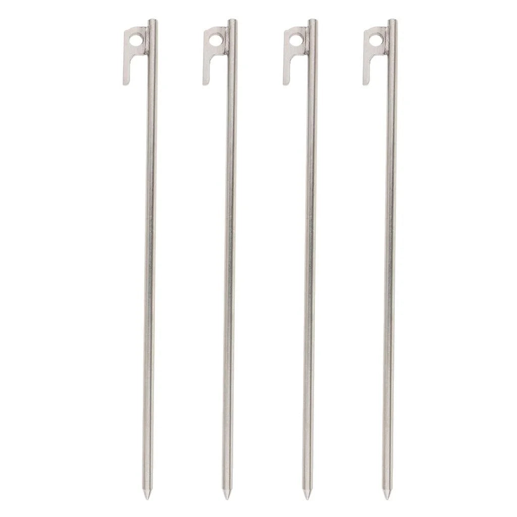 4Pcs Solid Steel Tent Stakes U59837