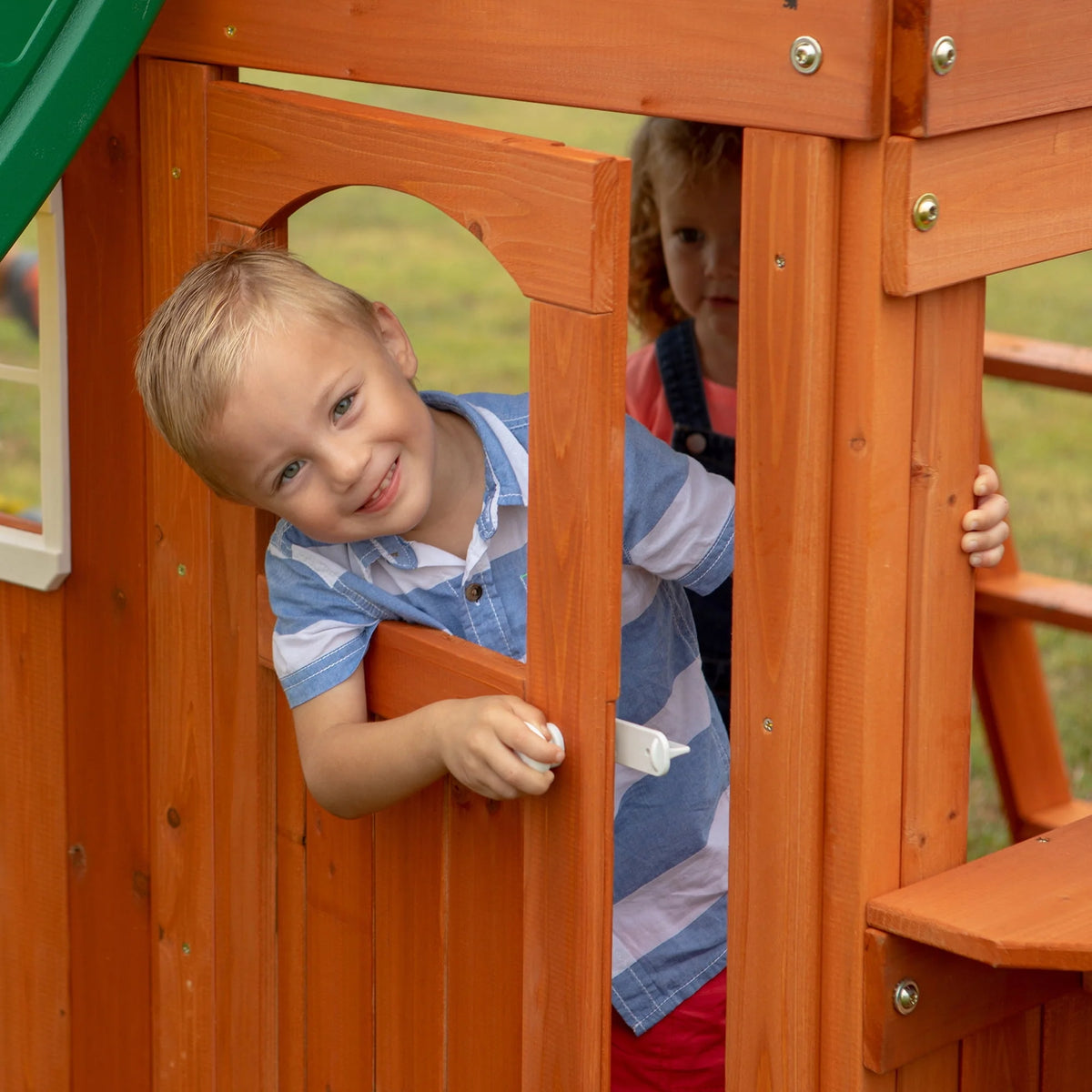 Cedar Wooden Swing Set X57585