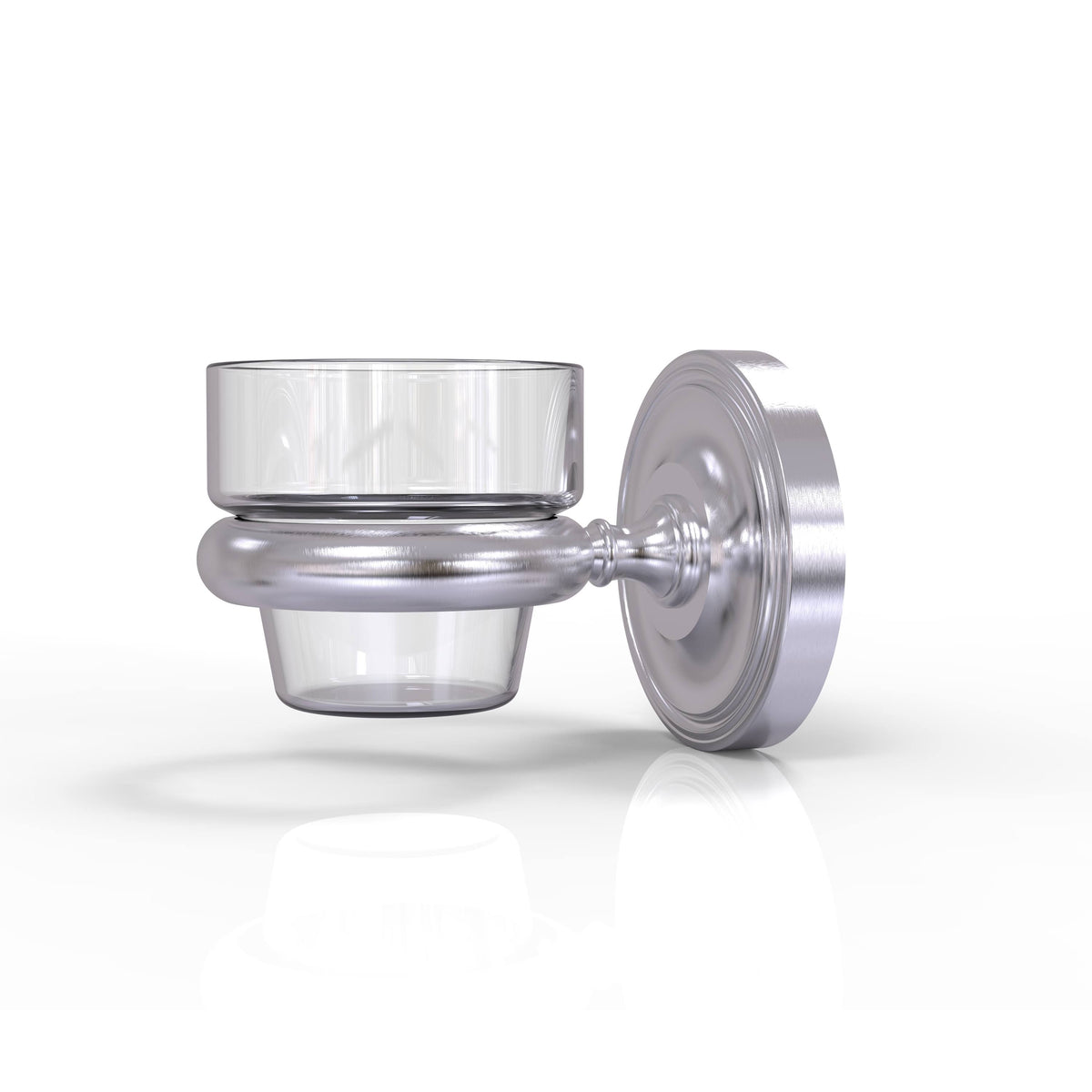 Satin Chrome Wall Mounted Candle Holder X754