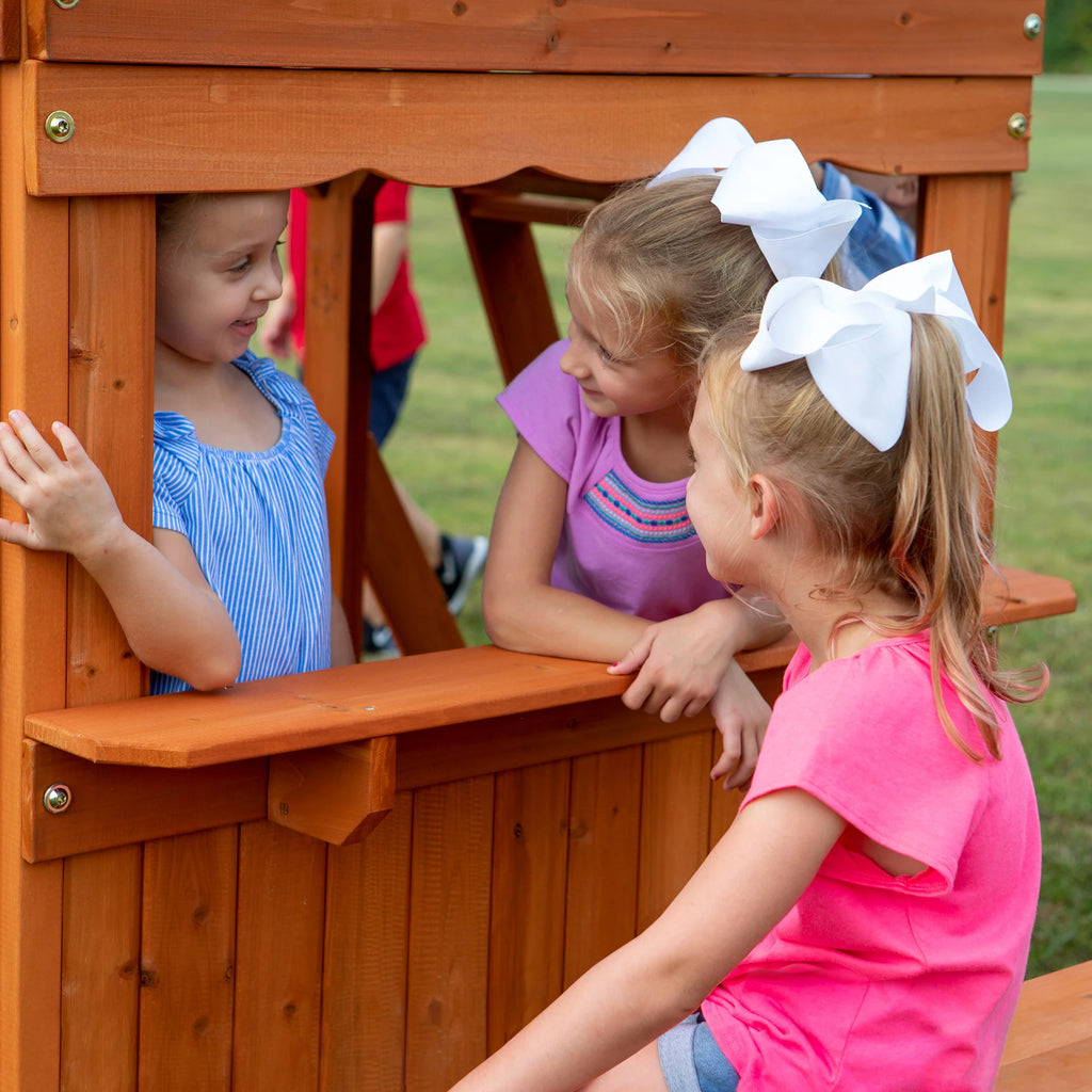 Cedar Wooden Swing Set X57585