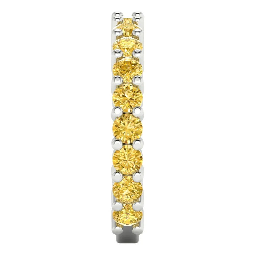 14k White Gold Eternity Band A2715