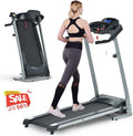Foldable Electric Treadmill with LCD Monitor S109608