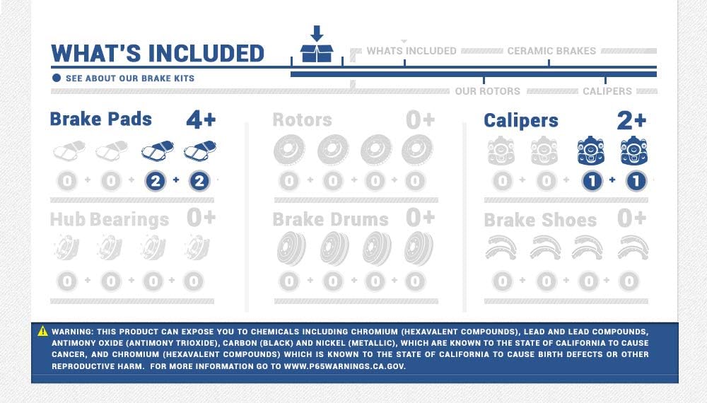Black Powder Coated Calipers + Ceramic Brake Pads V901