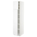 White High Cabinet with Shelves and 2 Doors U276