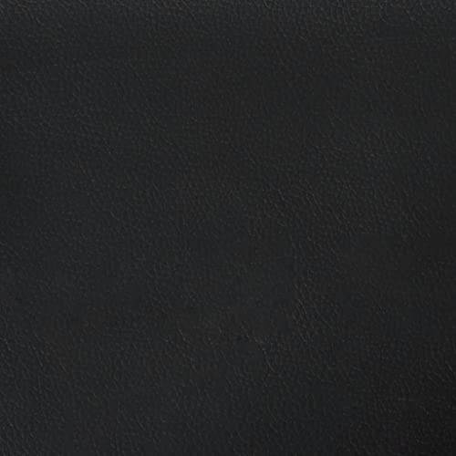 Black 55.1" Faux Leather 2-Seater Sofa R25482