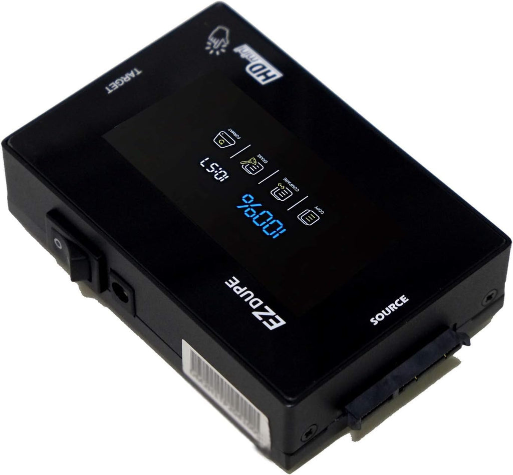 Hard Drive Duplicator with Touch Screen for 3.5 & 2.5 SATA HDD SSD P7757