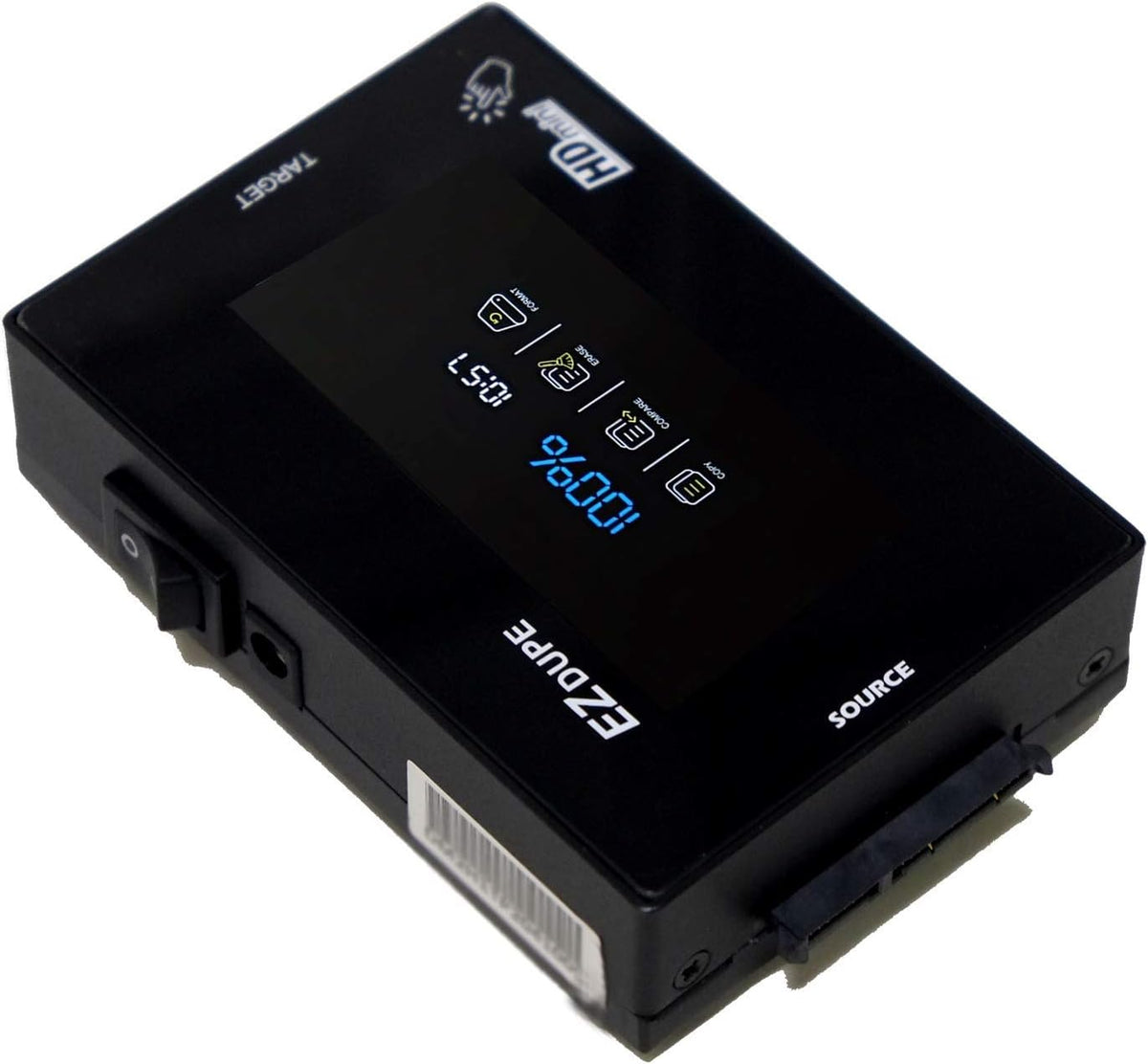 Hard Drive Duplicator with Touch Screen for 3.5 & 2.5 SATA HDD SSD P7757