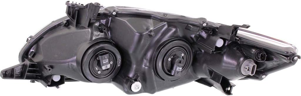 Black Passenger Side Headlight Assembly R308
