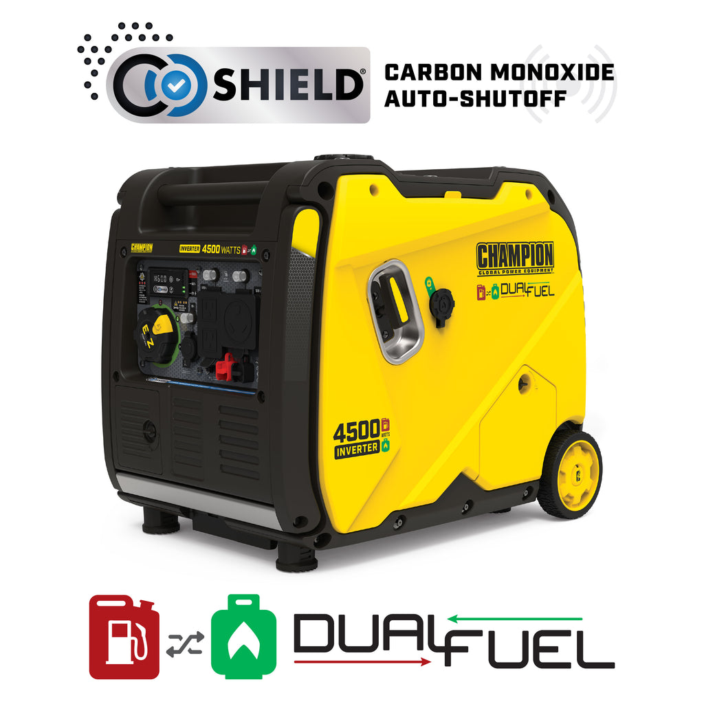 4500-Watt Portable Dual Fuel Inverter Generator A842129