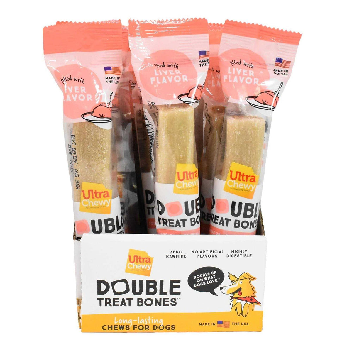 Chewy Dog Treats Bone T7838