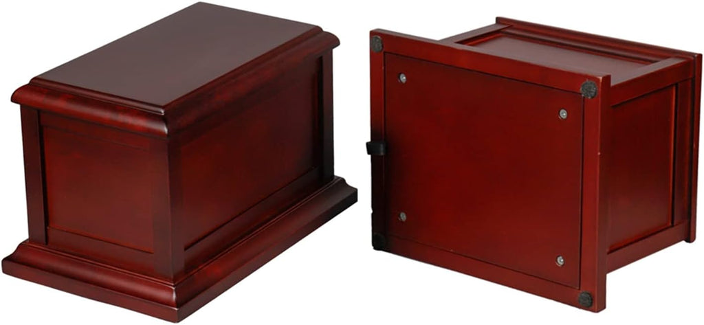 Cherry Solid Wooden Cremation Urn R7948