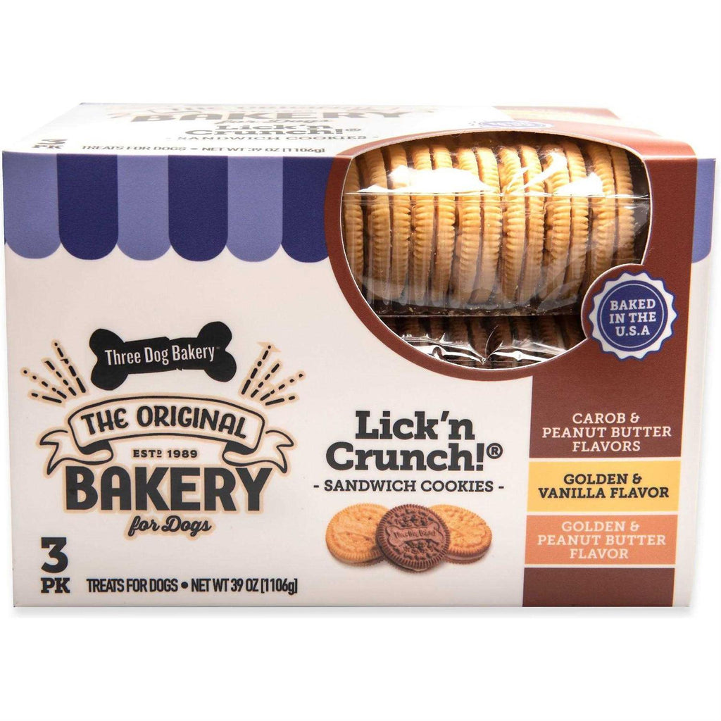 Lick'n Crunch Sandwich Cookies Dog Treats V609