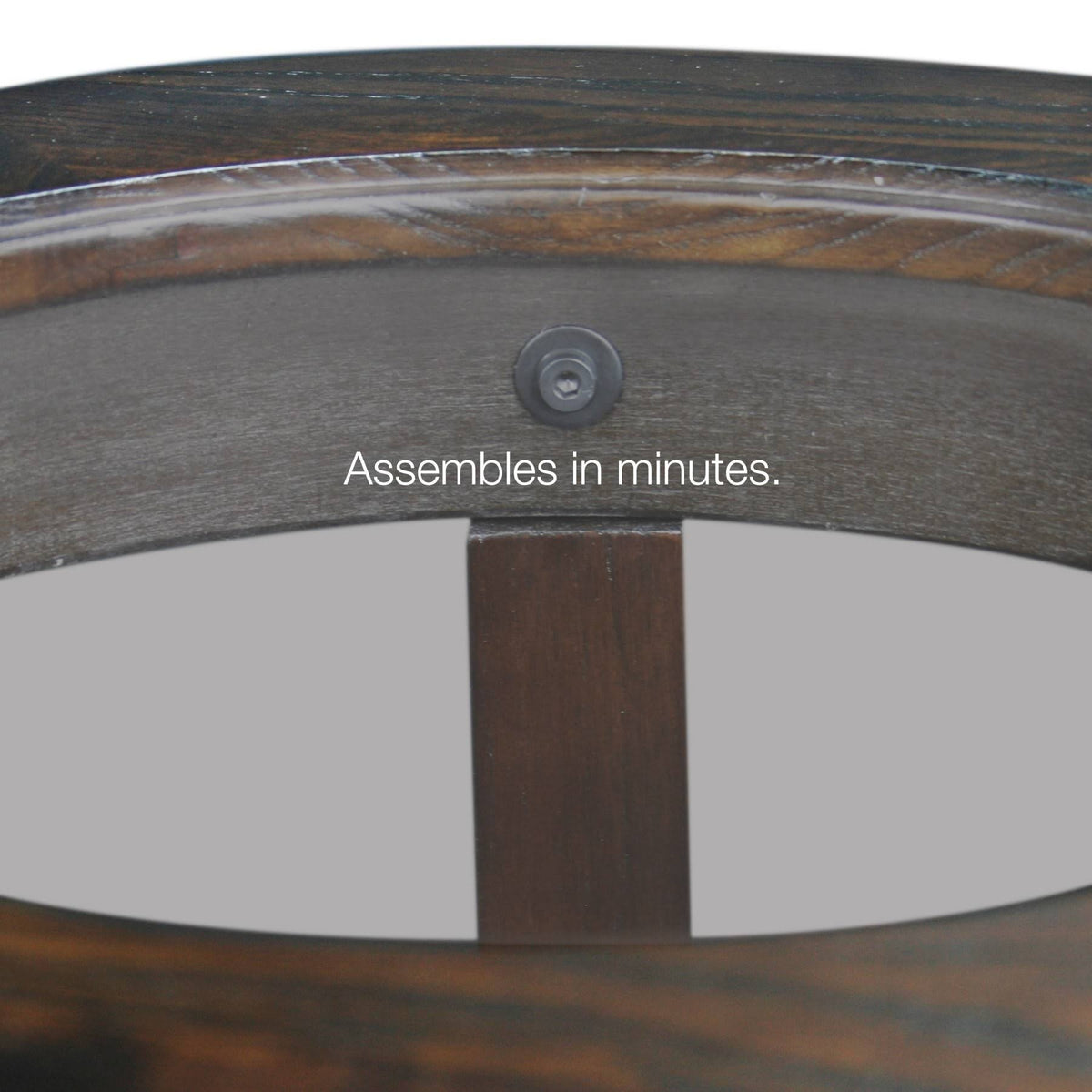 Solid Oak Round Side Table S102