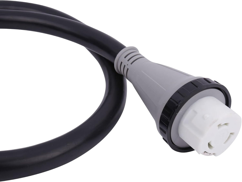 50 Amp 50 Feet RV Power Extension Cord with Molded Connector and Twist Lock F630