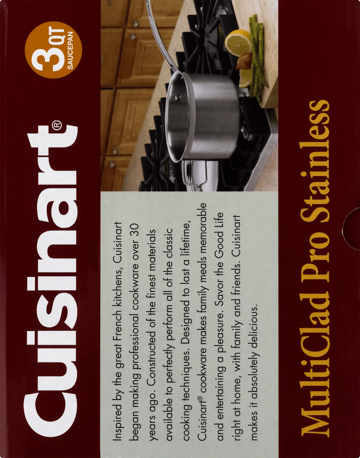 Triple Ply Stainless 3-Quart Saucepan O98060