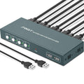 KVM Switch HDMI 4 Port Box, 4K@30Hz, with 4 USB-B and 4 HDMI Cables M38284