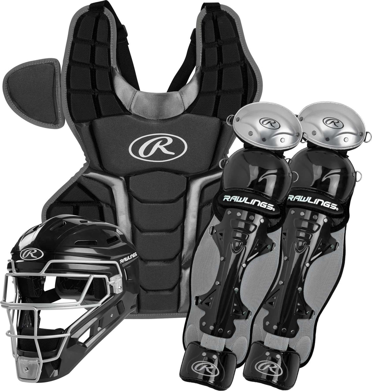 Adult Catcher's Box Set Black/Silver J164763