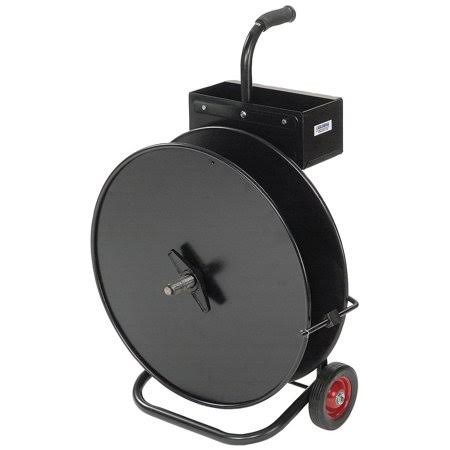 Strapping Cart for Polypropylene & Steel Strapping, Fits 8x22 & 16x22 Cores G561164