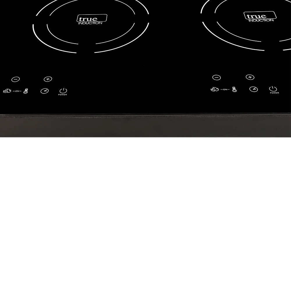 Built-in 23-inch Dual Induction Cooktop Glass-Ceramic Top T267