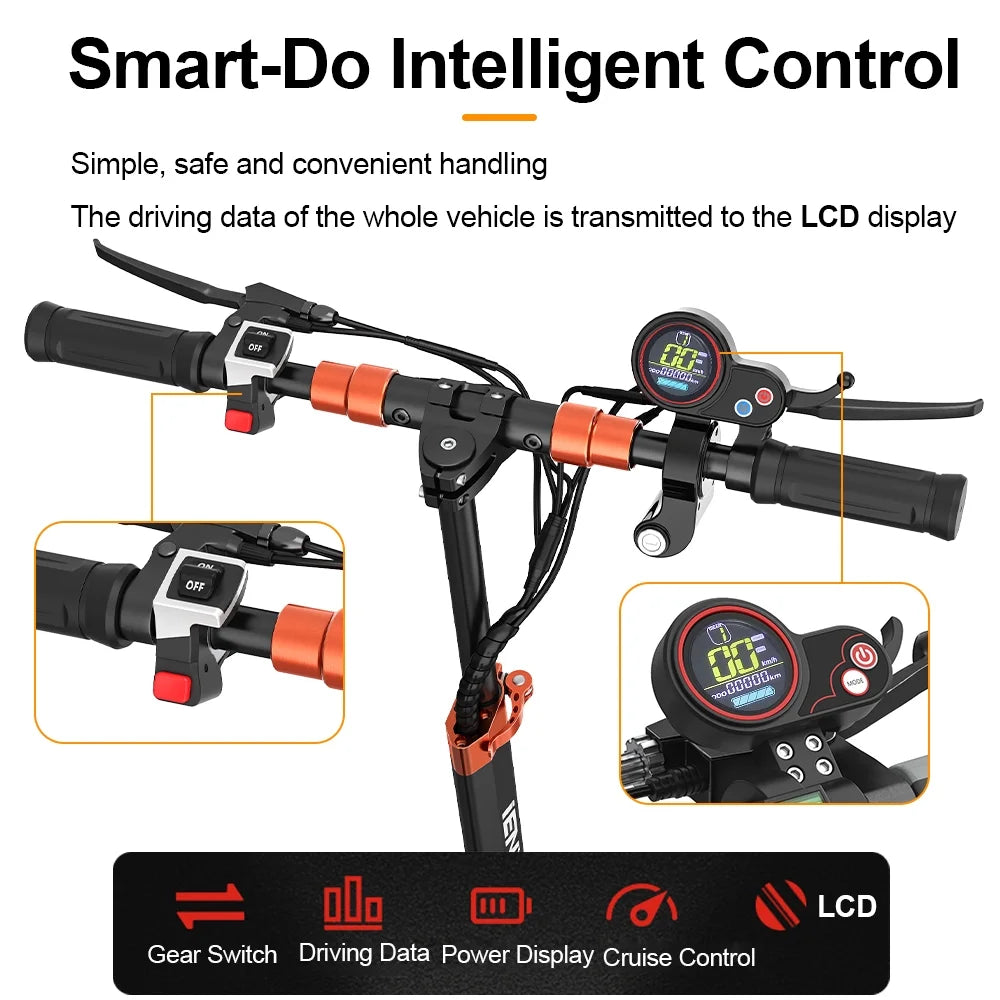 700W Folding Electric Scooter with Seat D16730