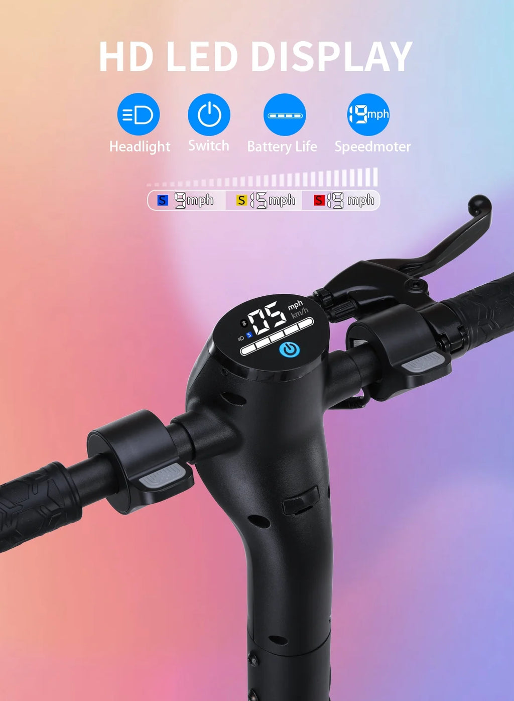 500W 10.4 Ah Folding Electric Scooter O185