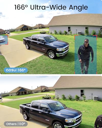 Outdoor Wireless Security Cameras 4-Cam-Kit 2K Color Night Vision Z281641