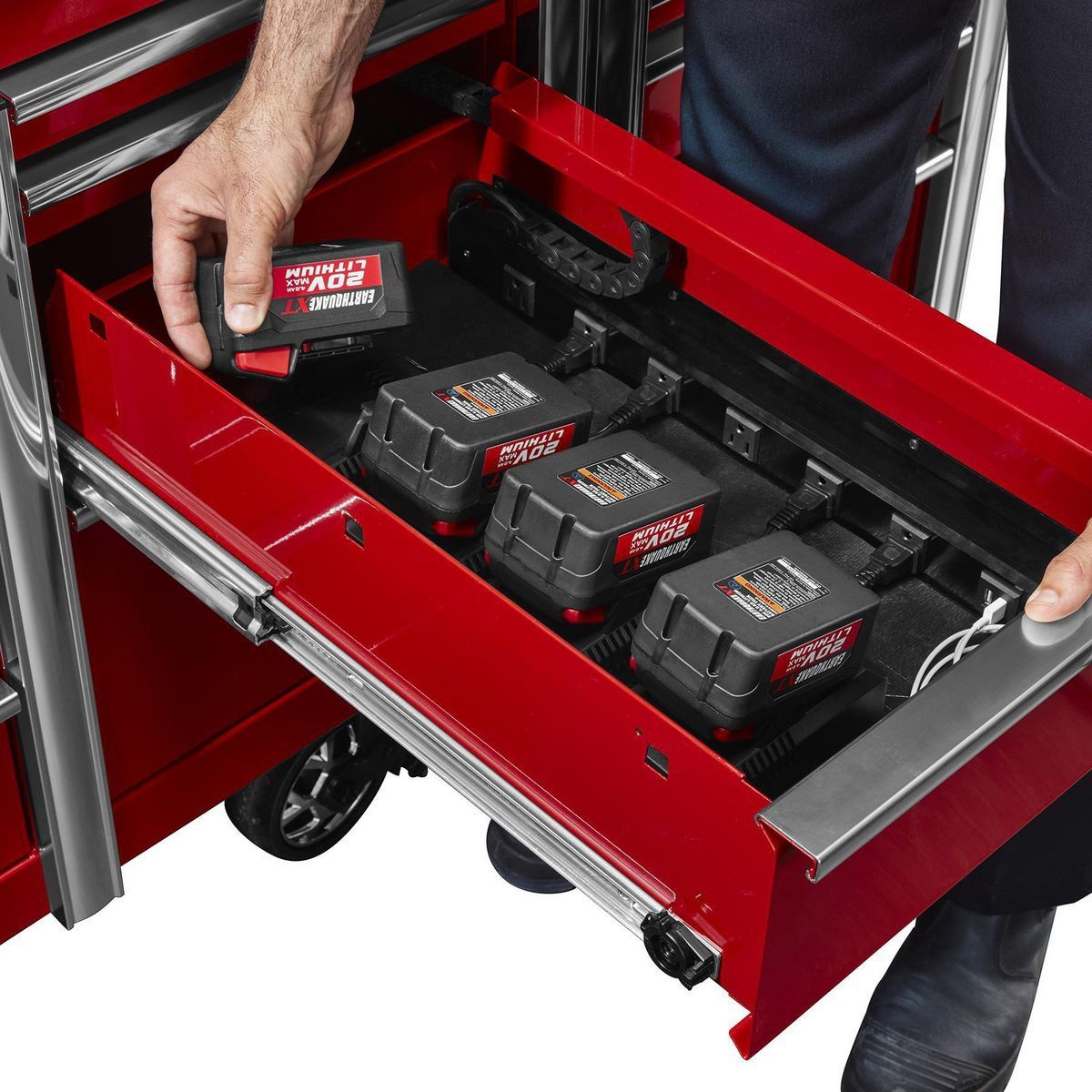 56 in. x 25 in. Red Roll Cab W349656