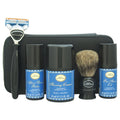 Lavender 7 Pc Shaving Travel Kit with Leather Case B5672