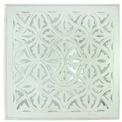 White MDF Panel Wall Decor B678