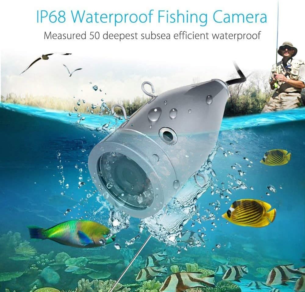7 inch LCD Monitor 1000TVL Camera 12pcs IR LED DVR Fishing Camera I8783