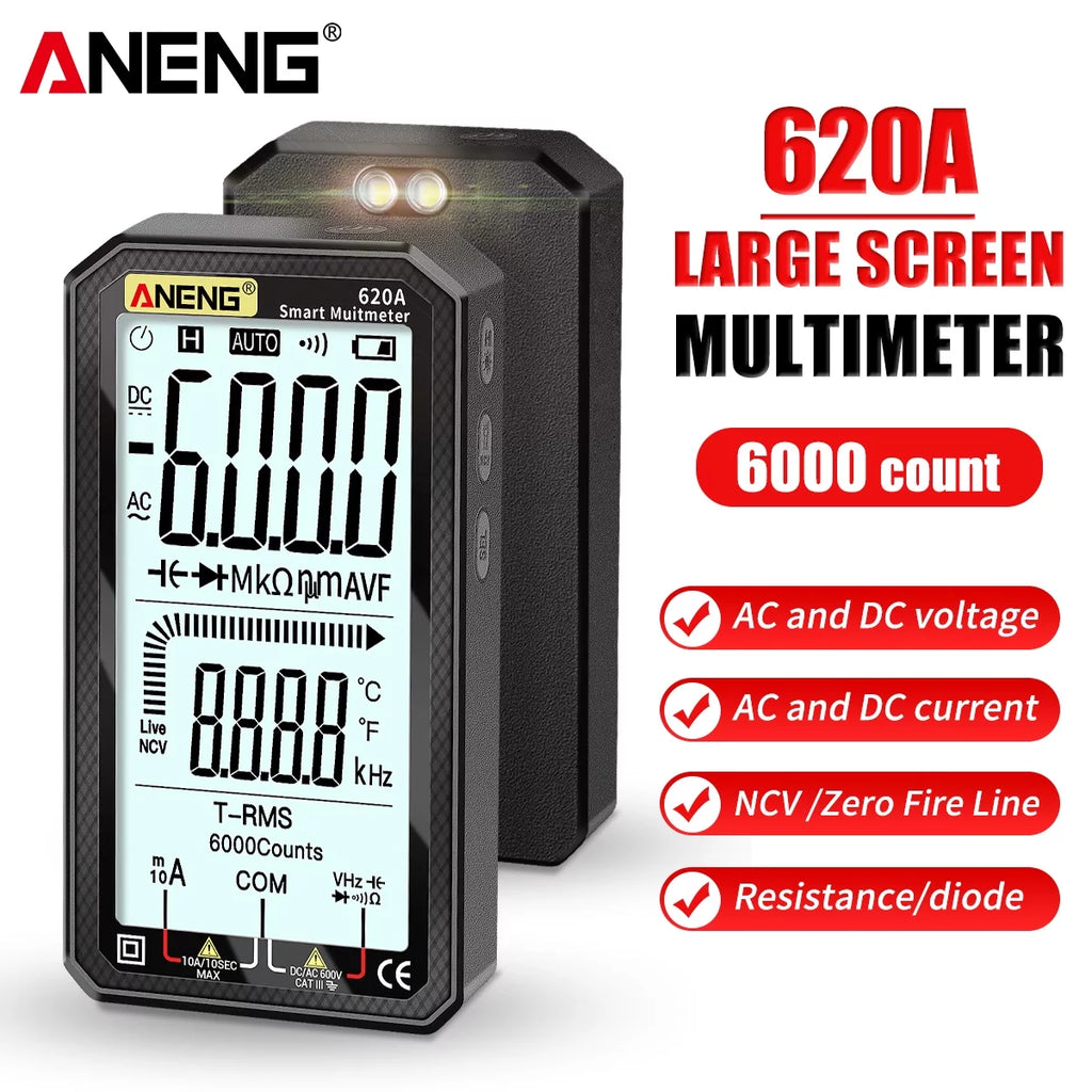 4.7-Inch LCD Auto-Ranging True-RMS Multimeter G785160