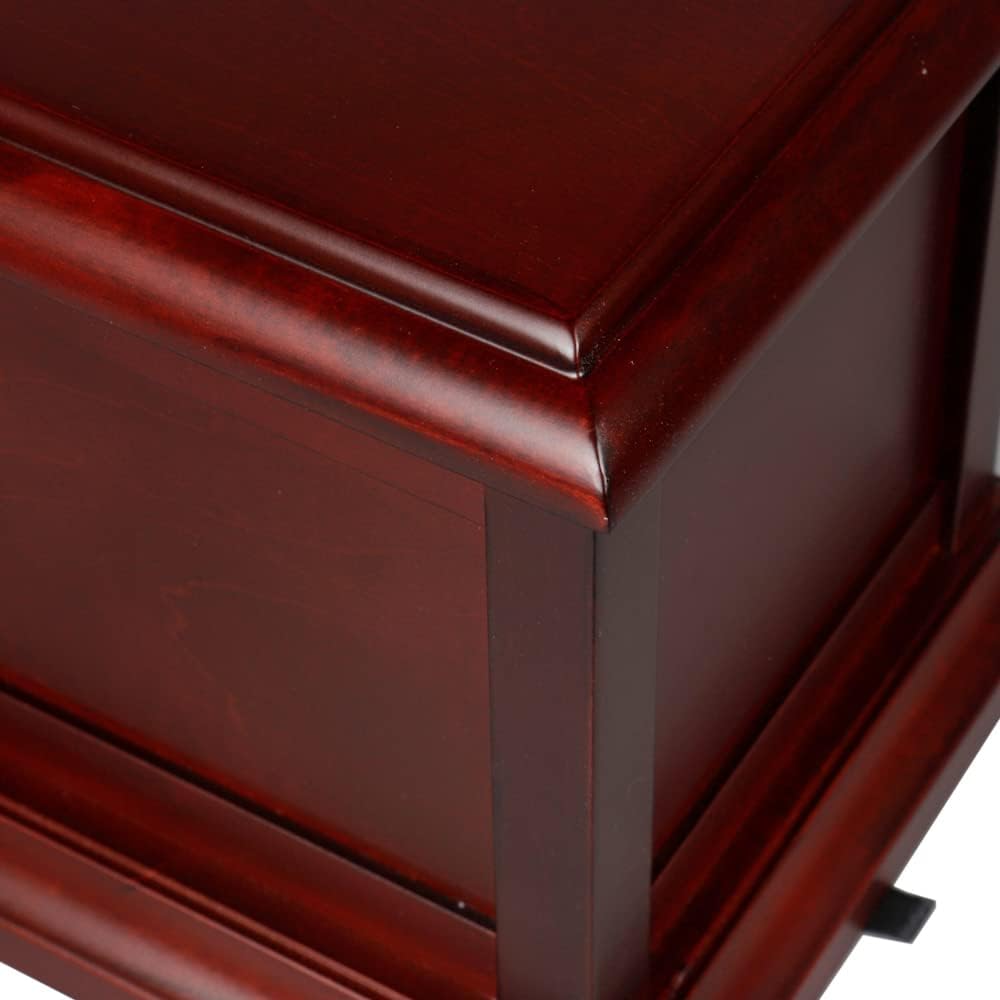 Cherry Solid Wooden Cremation Urn R7948