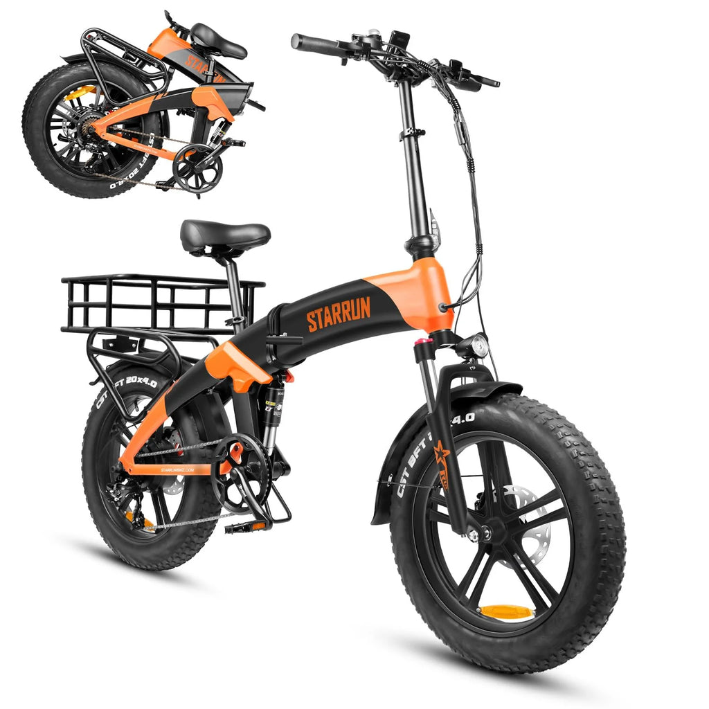 Foldable Electric Bike 52V 15AH Removable Battery Full Suspension N49332