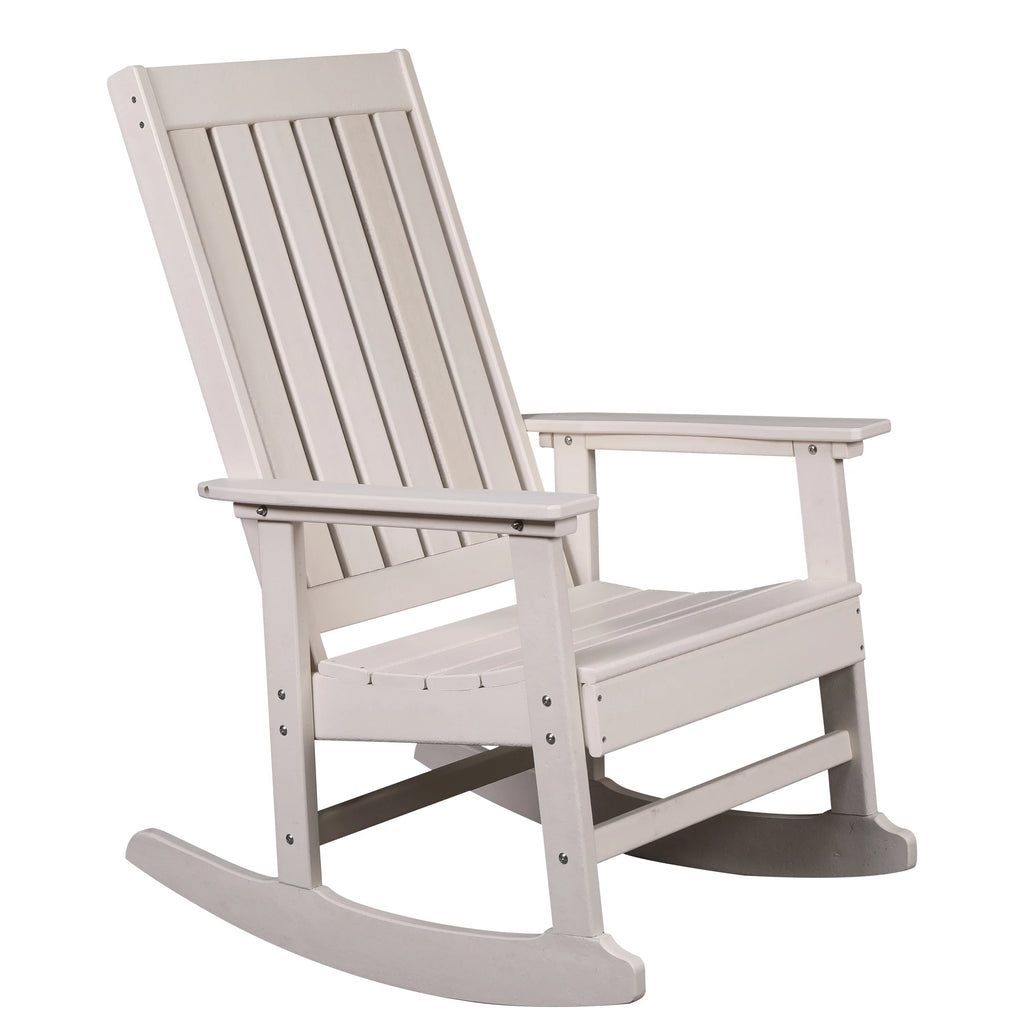 White Adirondack Rocker Z2107
