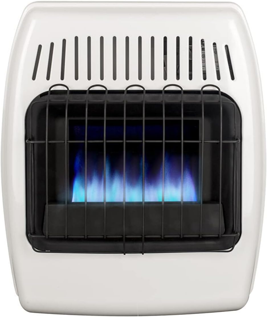 White Dual Fuel Vent-Free Wall Heater S78539