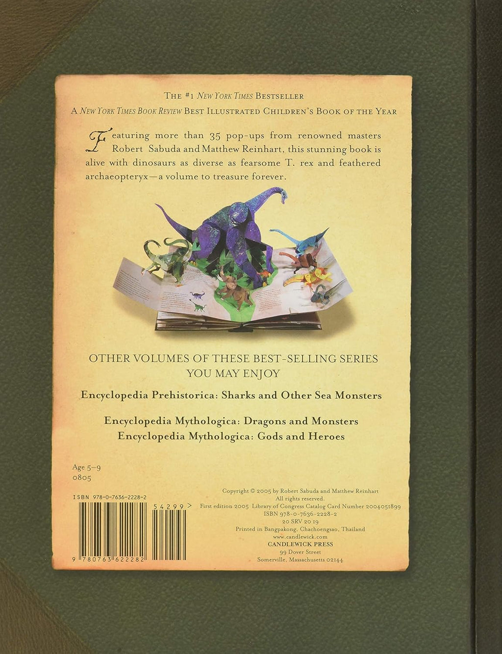 Encyclopedia Prehistorica Dinosaurs Pop-Up Q11263