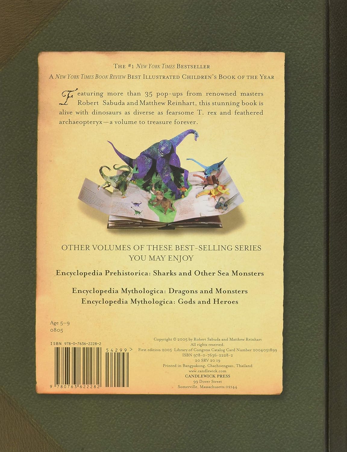 Encyclopedia Prehistorica Dinosaurs Pop-Up Q11263