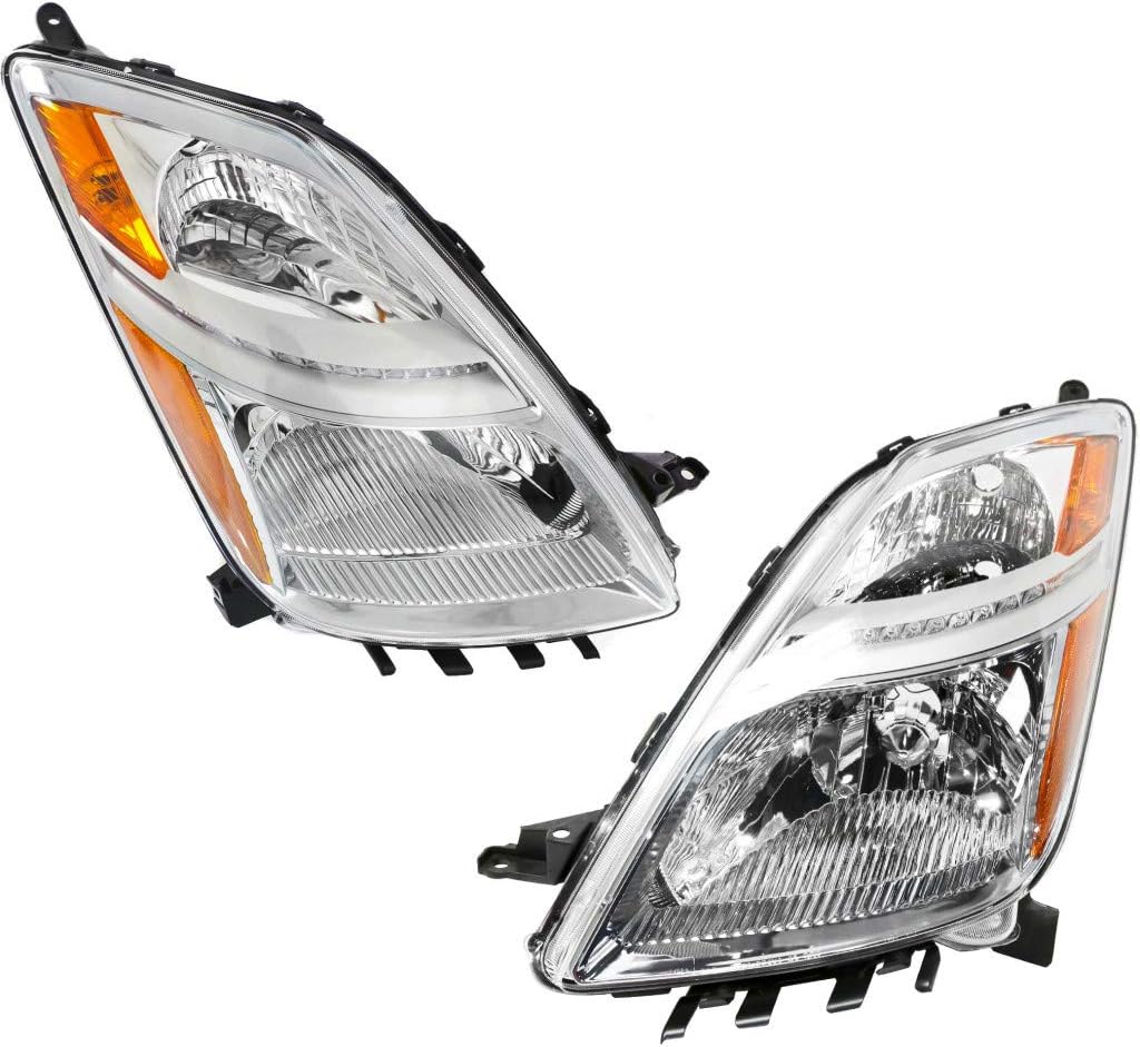 Toyota Prius Headlight Pair Driver and Passenger Side F4945