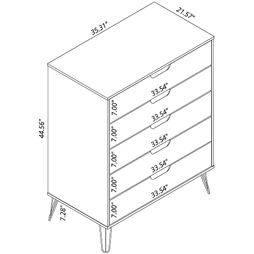 Grey 3-Drawer Bedroom Dresser Set G400794