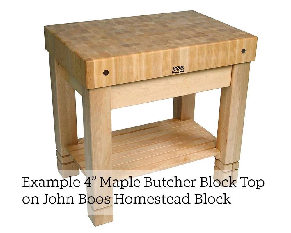 End Grain Maple Island Countertop C895690