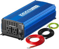 Pure Sine Wave Inverter 1000W DC 12V to AC 110 V with Dual AC Outlets & 2A USB Ports J92264