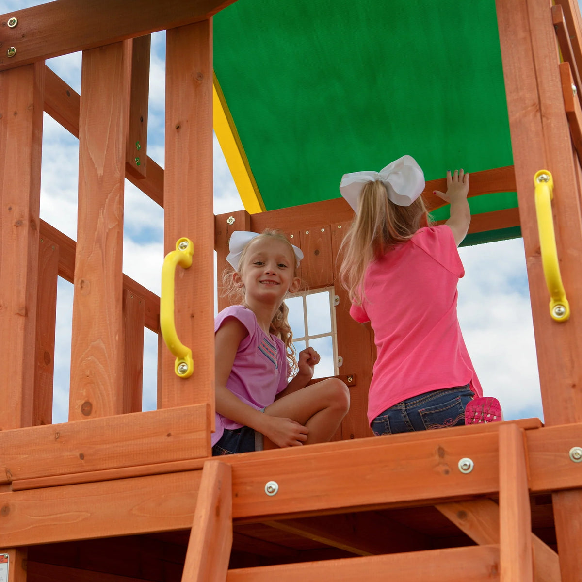 Cedar Wooden Swing Set X57585