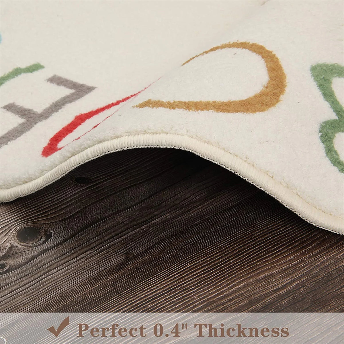 Super Soft 6ft Round Non-Slip Shaggy Area Rug P5409